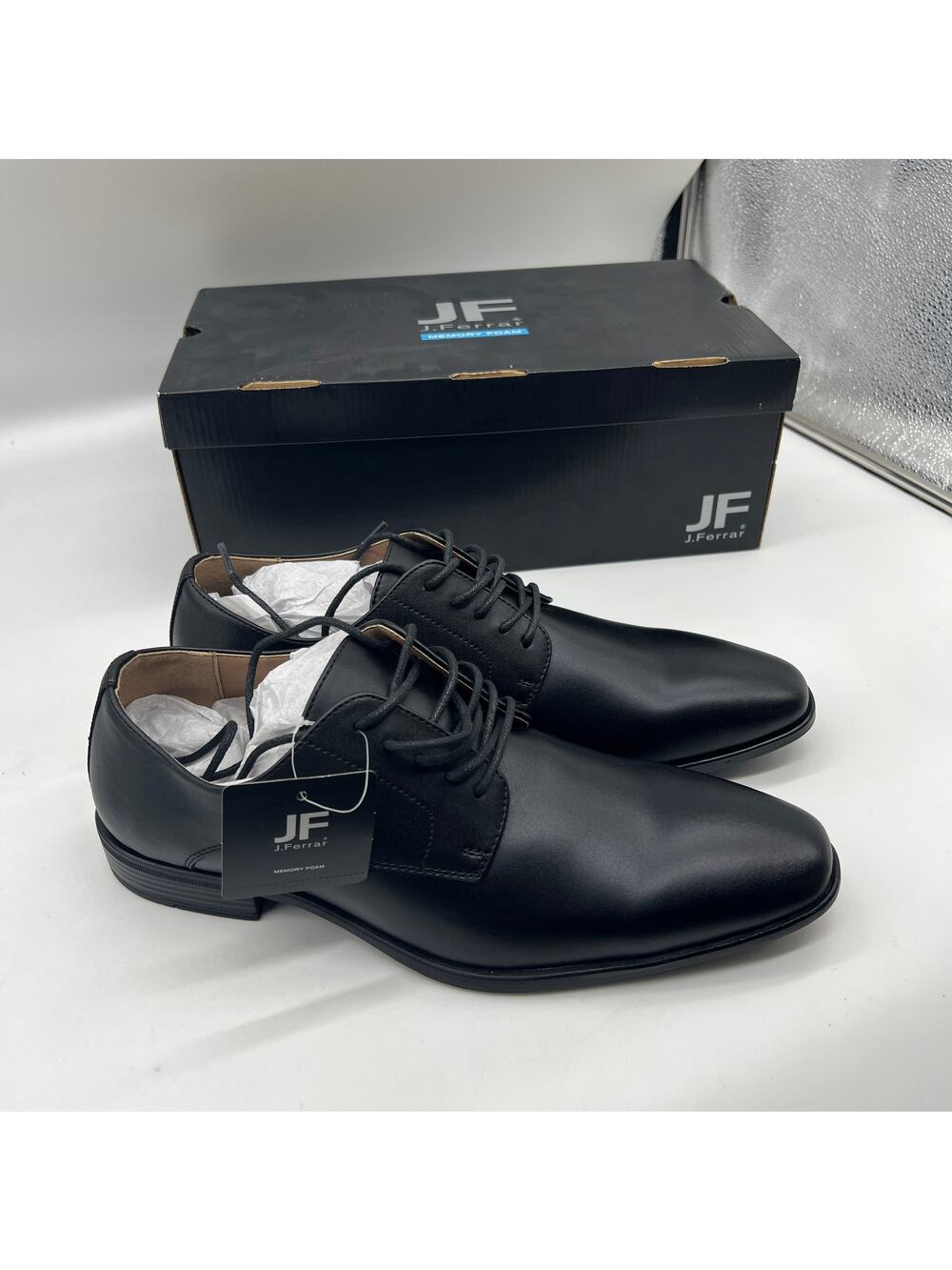 J. Ferrar Blackmon Men's Dress Shoes Oxford Shoes Black Size 9.5M